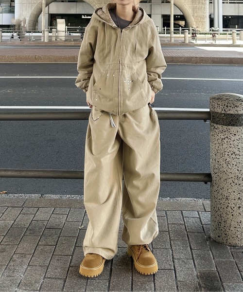 sedacle(セダクル)の「スタッズコットンパンツ【SETUP着用可能】(デニムパンツ・メンズ・ネイビー/ベージュ/ブラック/ブラウン・LARGE/MEDIUM/SMALL)」の19枚目の写真