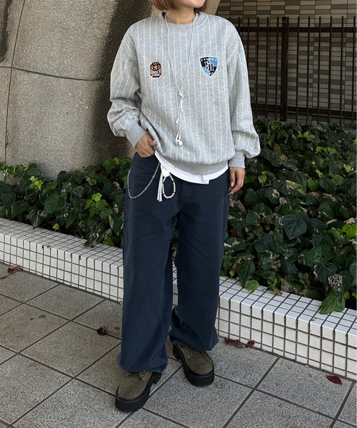 sedacle(セダクル)の「スタッズコットンパンツ【SETUP着用可能】(デニムパンツ・メンズ・ネイビー/ベージュ/ブラック/ブラウン・LARGE/MEDIUM/SMALL)」の6枚目の写真