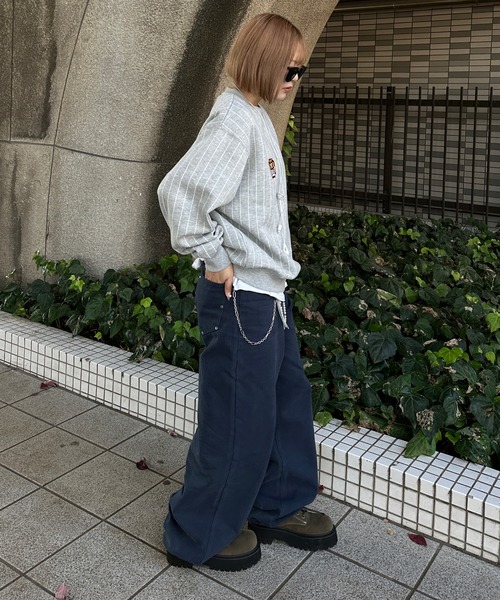 sedacle(セダクル)の「スタッズコットンパンツ【SETUP着用可能】(デニムパンツ・メンズ・ネイビー/ベージュ/ブラック/ブラウン・LARGE/MEDIUM/SMALL)」の7枚目の写真