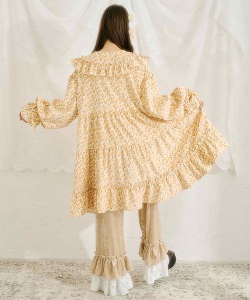 kutir（クティール）の「【クティールとレトロ】レースドッキングベロアパンツ（その他パンツ・レディース・ブラック/ベージュ/アイボリー/ブラック系その他・FREE）」の14枚目の写真