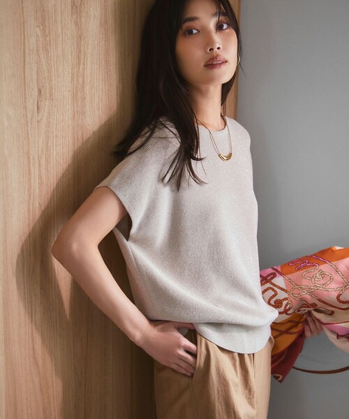 23区（ニジュウサンク）の「メタルバートップ ネックレス（ネックレス・レディース・シルバー系/ゴールド系・F）」の3枚目の写真