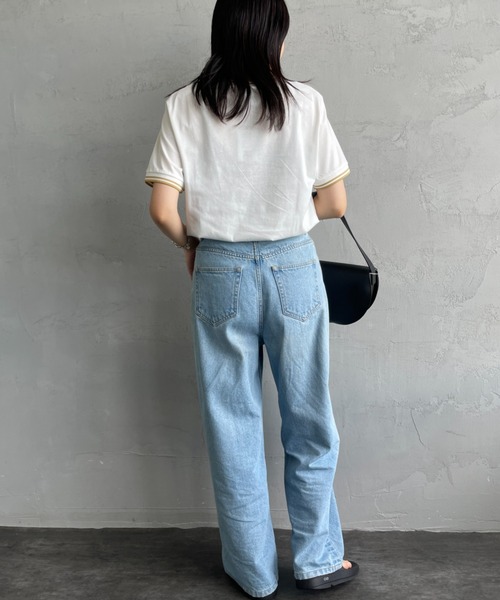 FRED PERRY ツインティップライン ワンポイント刺繍ロゴTシャツ FRED PERRY tシャツ Tシャツ 「FRED PERRY/フレッドペリー