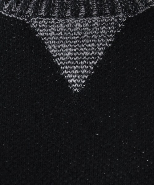 Cutie Blonde(キューティーブロンド)の「【S-LL】スウェットのように気軽に着られるニット(ニット/セーター・レディース・ベージュ/ライトグレー/ブラック/ブルー・01/02/03/04)」の12枚目の写真