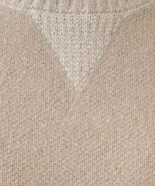 Cutie Blonde(キューティーブロンド)の「【S-LL】スウェットのように気軽に着られるニット(ニット/セーター・レディース・ベージュ/ライトグレー/ブラック/ブルー・01/02/03/04)」の16枚目の写真