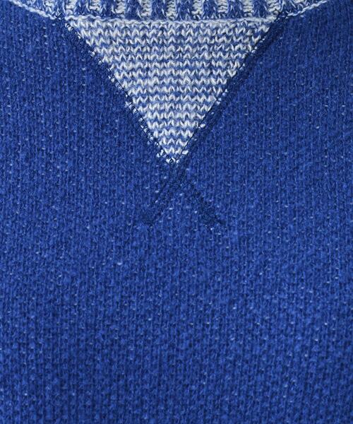 Cutie Blonde(キューティーブロンド)の「【S-LL】スウェットのように気軽に着られるニット(ニット/セーター・レディース・ベージュ/ライトグレー/ブラック/ブルー・01/02/03/04)」の20枚目の写真