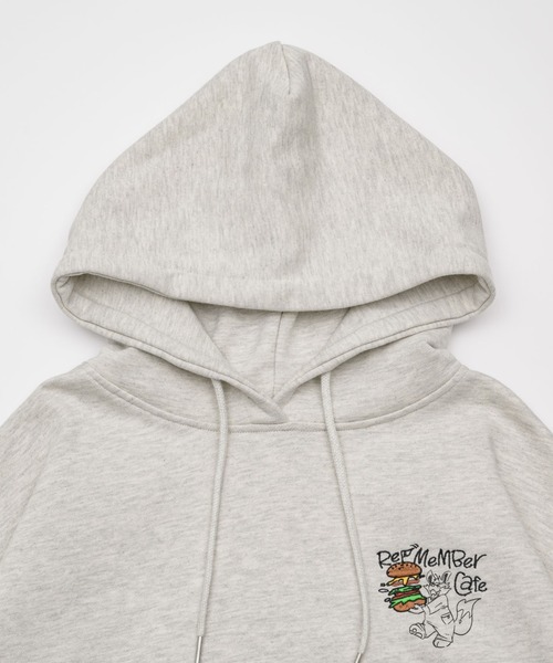Remember.(リメンバー)の「Remember CAFE Wolf Hoodie(パーカー・メンズ・ブラック/ライトグレー・LARGE/MEDIUM/SMALL)」の7枚目の写真