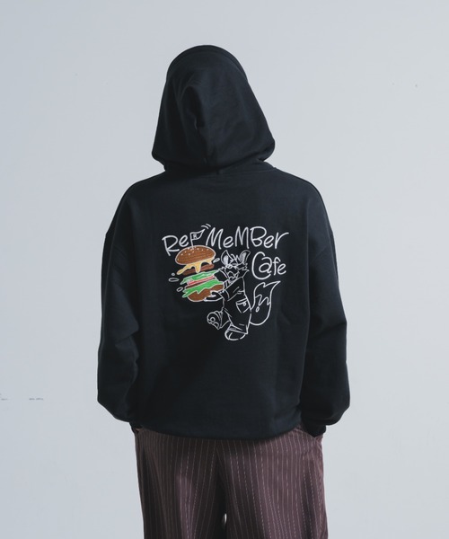Remember.(リメンバー)の「Remember CAFE Wolf Hoodie(パーカー・メンズ・ブラック/ライトグレー・LARGE/MEDIUM/SMALL)」の22枚目の写真