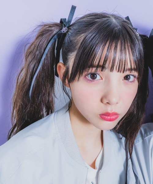 ☆Disney☆ リロ チャーム付き ヘアリボン Disney（ディズニー）の「【101匹わんちゃん】コインチャーム