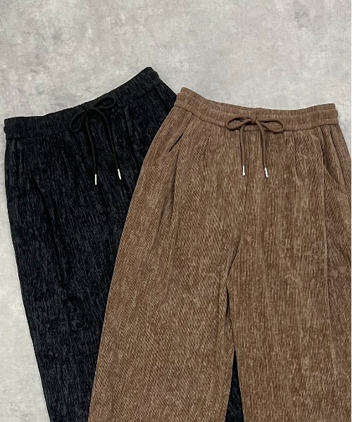 ad thie（アドティエ）の「コーデュロイ ワイドパンツ（その他パンツ・レディース・ブラック/ブラウン・FREE）」の18枚目の写真