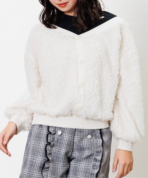 トップス Gail リーフレーススリーブトップス(カットソー・Tシャツ) | a.v.v