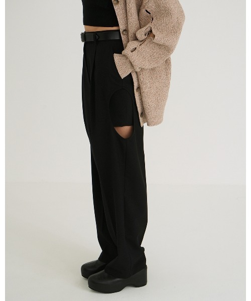 セール】SIDE CIRCLE CUT PANTS（その他パンツ）｜CLANE（クラネ