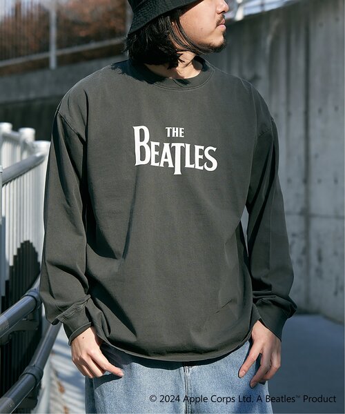 VENCEEXCHANGE（ヴァンスエクスチェンジ）の「THE BEATLES ザ ビートルズ ピグメントロンＴ（Tシャツ/カットソー・メンズ・ネイビー/チャコール/オフホワイト・L/LL/M）」の2枚目の写真
