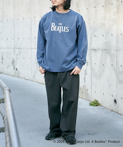 VENCEEXCHANGE（ヴァンスエクスチェンジ）の「THE BEATLES ザ ビートルズ ピグメントロンＴ（Tシャツ/カットソー・メンズ・ネイビー/チャコール/オフホワイト・L/LL/M）」の11枚目の写真