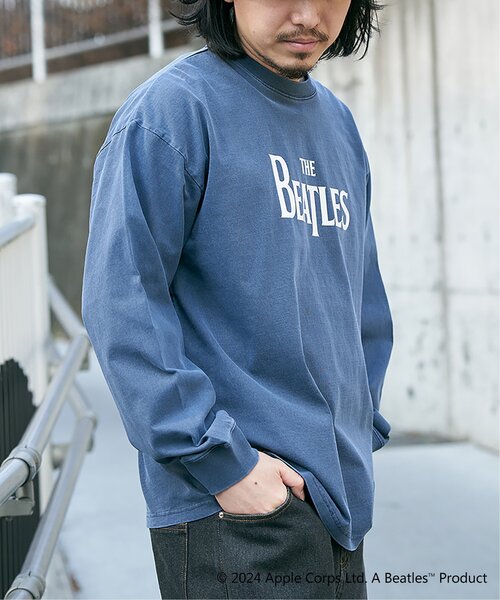 VENCEEXCHANGE（ヴァンスエクスチェンジ）の「THE BEATLES ザ ビートルズ ピグメントロンＴ（Tシャツ/カットソー・メンズ・ネイビー/チャコール/オフホワイト・L/LL/M）」の12枚目の写真