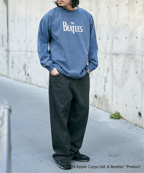 VENCEEXCHANGE（ヴァンスエクスチェンジ）の「THE BEATLES ザ ビートルズ ピグメントロンＴ（Tシャツ/カットソー・メンズ・ネイビー/チャコール/オフホワイト・L/LL/M）」の13枚目の写真
