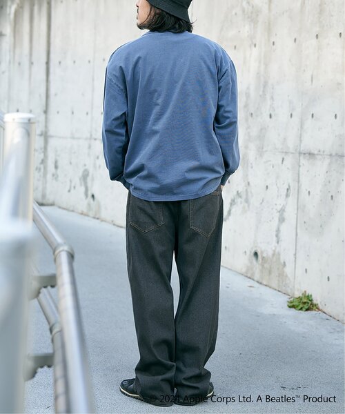 VENCEEXCHANGE（ヴァンスエクスチェンジ）の「THE BEATLES ザ ビートルズ ピグメントロンＴ（Tシャツ/カットソー・メンズ・ネイビー/チャコール/オフホワイト・L/LL/M）」の14枚目の写真