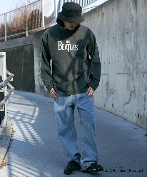 VENCEEXCHANGE（ヴァンスエクスチェンジ）の「THE BEATLES ザ ビートルズ ピグメントロンＴ（Tシャツ/カットソー・メンズ・ネイビー/チャコール/オフホワイト・L/LL/M）」の5枚目の写真