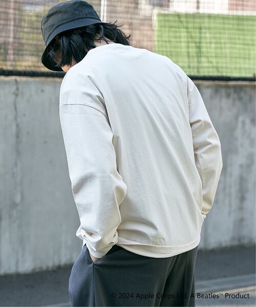VENCEEXCHANGE（ヴァンスエクスチェンジ）の「THE BEATLES ザ ビートルズ ピグメントロンＴ（Tシャツ/カットソー・メンズ・ネイビー/チャコール/オフホワイト・L/LL/M）」の7枚目の写真