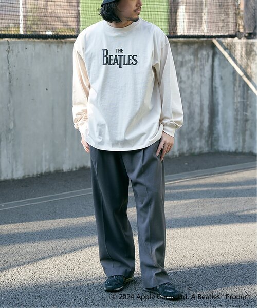 VENCEEXCHANGE（ヴァンスエクスチェンジ）の「THE BEATLES ザ ビートルズ ピグメントロンＴ（Tシャツ/カットソー・メンズ・ネイビー/チャコール/オフホワイト・L/LL/M）」の9枚目の写真