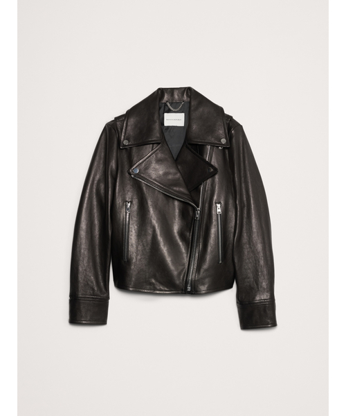 レザー モトジャケット（ライダースジャケット）｜BANANA REPUBLIC