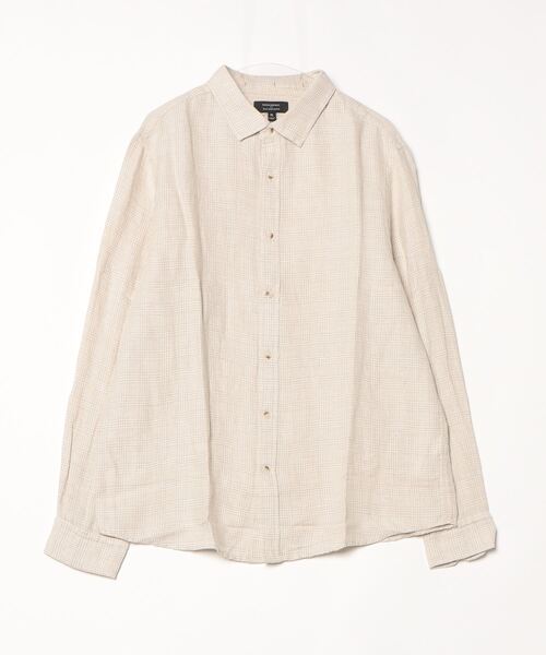 BANANA REPUBLIC FACTORY STORE(バナナリパブリック ファクトリーストア)の「BANANA REPUBLIC FACTORY STORE リネンブレンドシャツ(シャツ/ブラウス・メンズ・グリーン/ピンク/ブラウン/ホワイト/ホワイト×ブラック/ライトブルー/ベージュ/ストライプ・XL/L/M/S)」の13枚目の写真