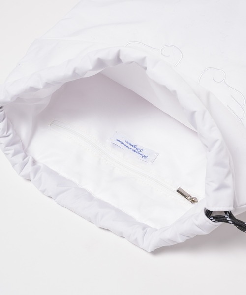 Smyeon(スミョン)の「Wing motif knapsack/羽モチーフナップザック(バックパック/リュック・レディース・ライトブルー/ライトグリーン/ホワイト・FREE)」の8枚目の写真