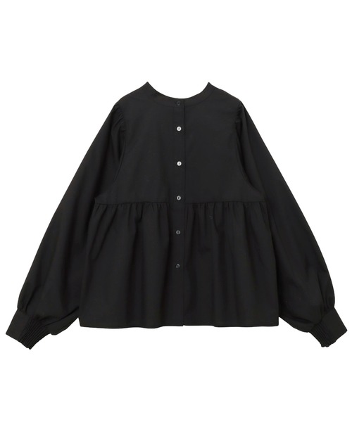 【セール】2wayシアーペプラムシャツブラウス（シャツ/ブラウス）｜andme（アンドミー）