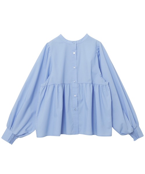 【セール】2wayシアーペプラムシャツブラウス（シャツ/ブラウス）｜andme（アンドミー）