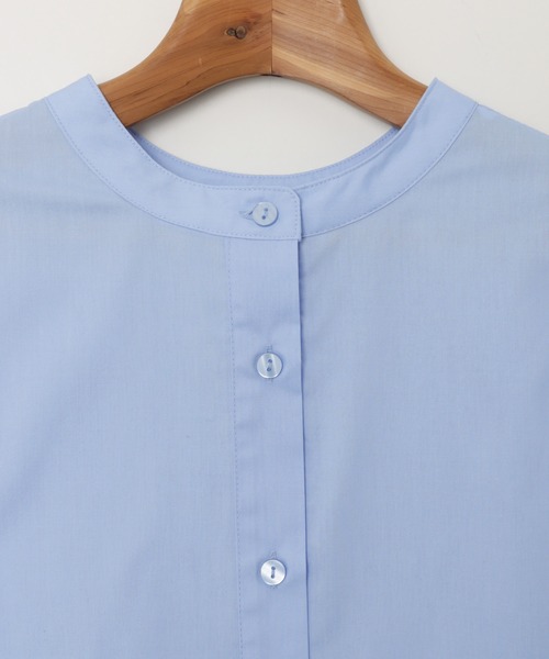 【セール】2wayシアーペプラムシャツブラウス（シャツ/ブラウス）｜andme（アンドミー）