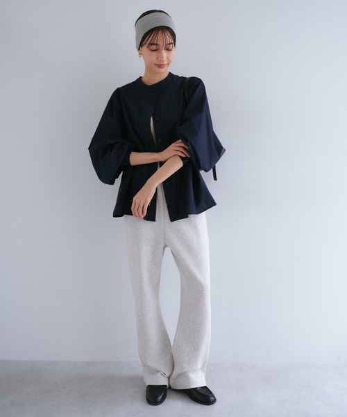 【セール】2wayシアーペプラムシャツブラウス（シャツ/ブラウス）｜andme（アンドミー）