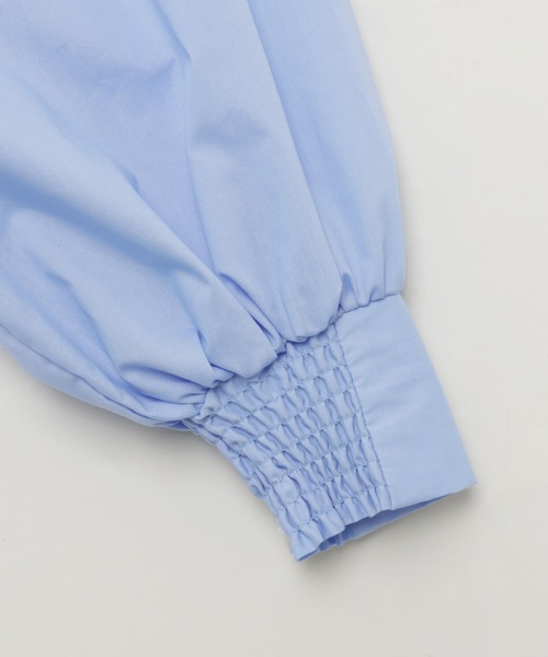 【セール】2wayシアーペプラムシャツブラウス（シャツ/ブラウス）｜andme（アンドミー）