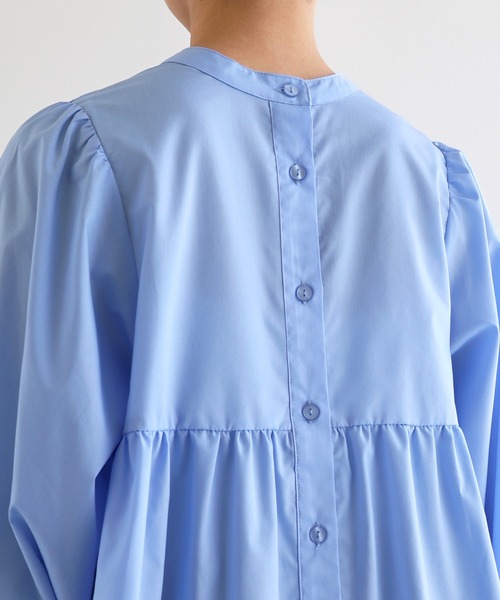 【セール】2wayシアーペプラムシャツブラウス（シャツ/ブラウス）｜andme（アンドミー）