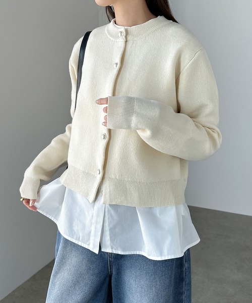 【セール】2wayシアーペプラムシャツブラウス（シャツ/ブラウス）｜andme（アンドミー）