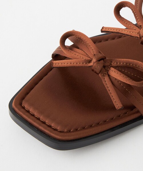 EMMEL REFINES（エメルリファインズ）の「＜EMMEL REFINES＞EM リボンフラット サンダル（サンダル・レディース・ライトブルー/ブラック/ベージュ/オレンジ系その他・M/S/L）」の10枚目の写真