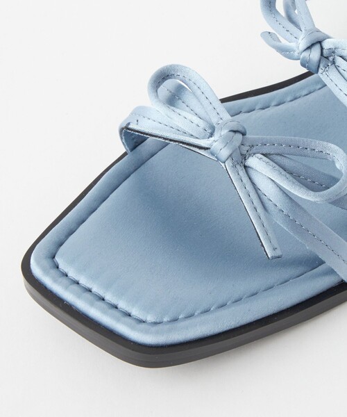 EMMEL REFINES（エメルリファインズ）の「＜EMMEL REFINES＞EM リボンフラット サンダル（サンダル・レディース・ライトブルー/ブラック/ベージュ/オレンジ系その他・M/S/L）」の6枚目の写真