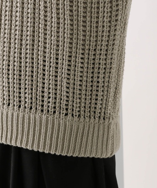 LURAKU】 sheer knit Best / LURAKU シアーニットベスト（ベスト