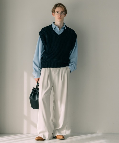 LURAKU sheer knit best シアーニットベスト LURAKU】 sheer knit Best / LURAKU シアーニットベスト（ベスト