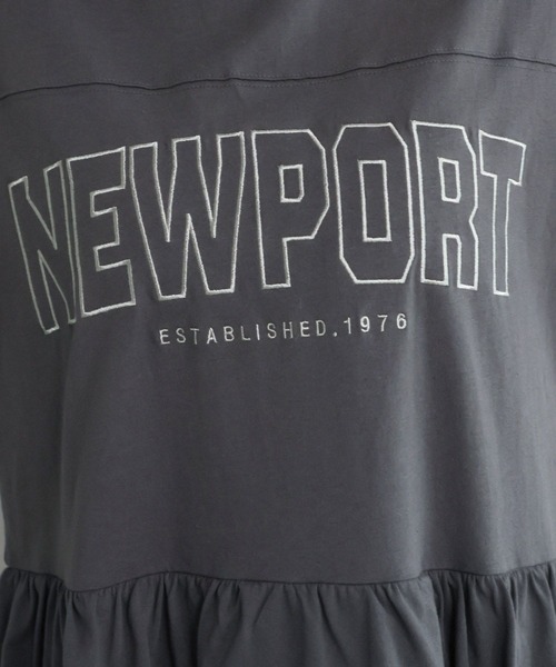 RAGEBLUE（レイジブルー）の「ナンバリング/カレッジ刺繍フリルデザインワンピース（ワンピース・レディース・ネイビー/グレー・FREE）」の20枚目の写真