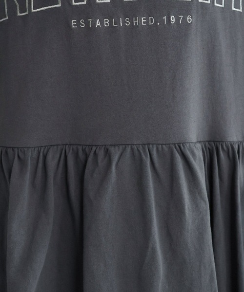 RAGEBLUE（レイジブルー）の「ナンバリング/カレッジ刺繍フリルデザインワンピース（ワンピース・レディース・ネイビー/グレー・FREE）」の21枚目の写真