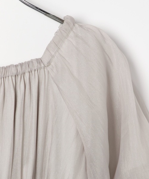 シアーオフショルデザインブラウス 323296（シャツ/ブラウス）｜Heather（ヘザー）