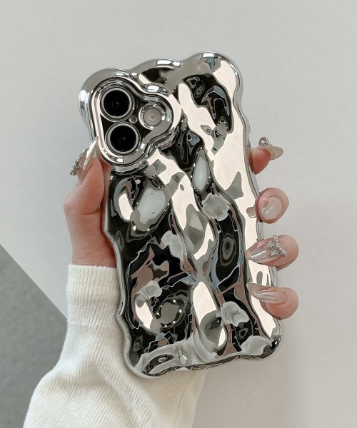 Fun & Daily(ファンアンドデイリー)の「ウェーブブロック iPhoneケース iPhone 14 15 16 17 Pro/Pro Max/Plus(スマホケース/カバー・レディース・ピンク系その他/ダークグリーン/シルバー/ゴールド・iPhone 16/iPhone 16 Plus/iPhone 16 Pro/iPhone 16 Pro Max/iPhone 15 Plus/iPhone 15 Pro Max/iPhone 15 Pro/iPhone 15/iPhone 14 Pro Max/iPhone 14 Pro/iPhone 14/iPhone 17/iPhone 17 Pro/iPhone 17 Pro Max/iPhone Air)」の10枚目の写真