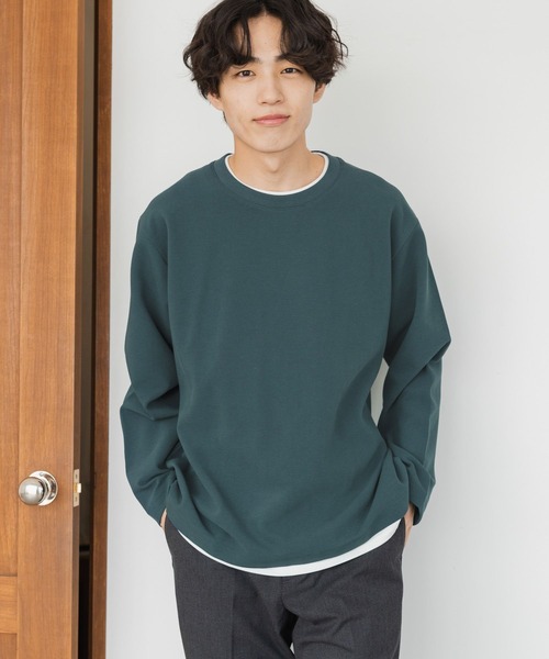 グローバルワーク 新品未使用 セール】クリーンミラノリブレイヤード/147170（Tシャツ