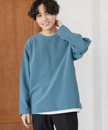 GLOBAL WORK | クリーンミラノリブレイヤード/147170(Tシャツ/カットソー)