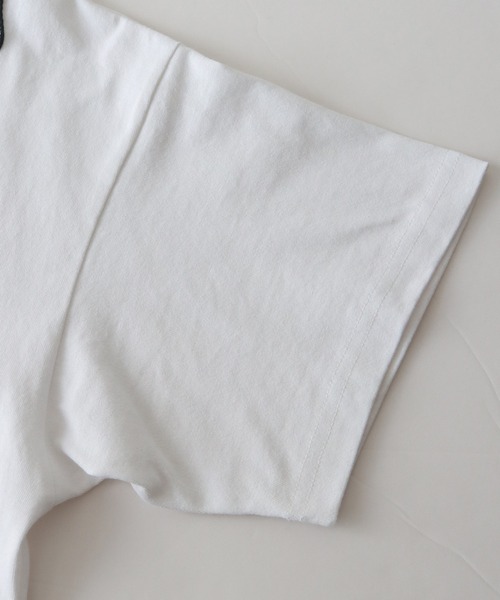 J by blue(ジェイバイブルー)の「コード刺繍Tシャツ(Tシャツ/カットソー・レディース・ホワイト/ブラック/ホワイト系・MEDIUM)」の10枚目の写真