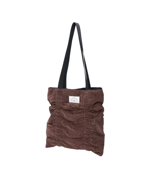 CONVERSE(コンバース)の「【CONVERSE/コンバース】ARCH LOGO GATHER TOTE BAG ギャザーバッグ(トートバッグ・レディース・ピンク/ブラウン/ホワイト・FREE)」の20枚目の写真