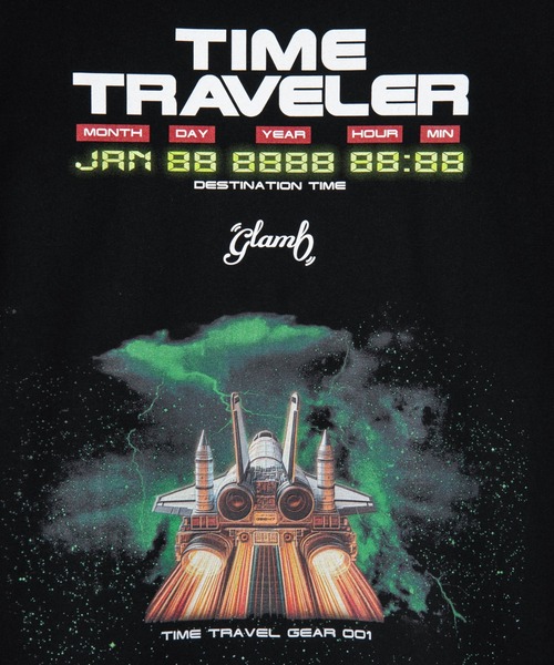 glamb(グラム)の「TIME TRAVELER T-Shirt (GEAR 001) / タイムトラベラーTシャツ(Tシャツ/カットソー・メンズ・ブラック・S/M/L)」の14枚目の写真