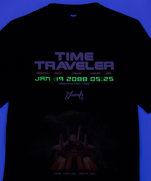 glamb(グラム)の「TIME TRAVELER T-Shirt (GEAR 001) / タイムトラベラーTシャツ(Tシャツ/カットソー・メンズ・ブラック・S/M/L)」の16枚目の写真