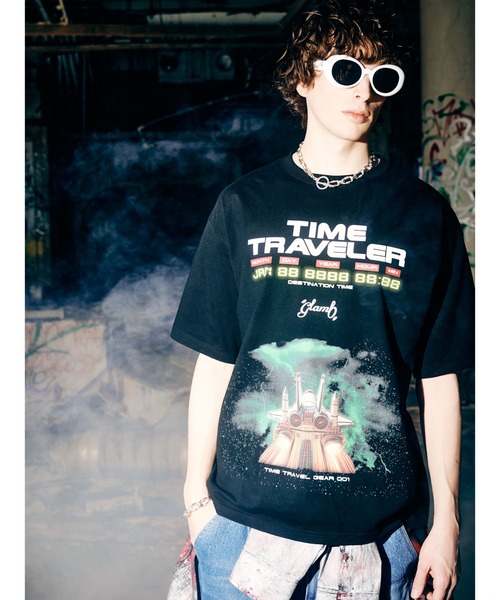 glamb グラム TIME TRAVELER T-Shirt (GEAR 001) Tシャツ 送料無料 atftps TIME TRAVELER T-Shirt (GEAR 001) / タイムトラベラーTシャツ（T
