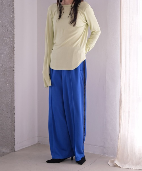 AKTE（アクテ）の「サイドライントラックパンツ（その他パンツ・レディース・ブルー/ブラック/レッド・1/2T/2）」の11枚目の写真