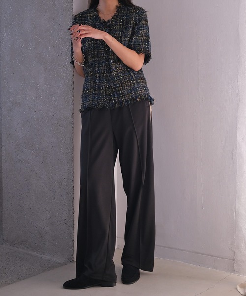 AKTE（アクテ）の「サイドライントラックパンツ（その他パンツ・レディース・ブルー/ブラック/レッド・1/2T/2）」の19枚目の写真